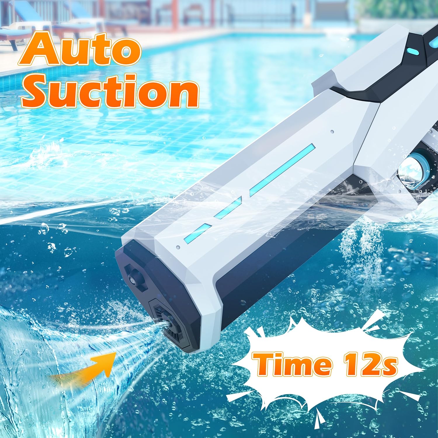 skirfy electric water guns for adults kids, high powered water gun with waterproof design & 25 32ft shooting range, battery powered water gun, pool beach outdoor party toys for kids ages 8 12 skirfy electric water guns for adults kids, high powered water gun with waterproof design & 25 32ft shooting range, battery powered water gun, pool beach outdoor party toys for kids ages 8 12