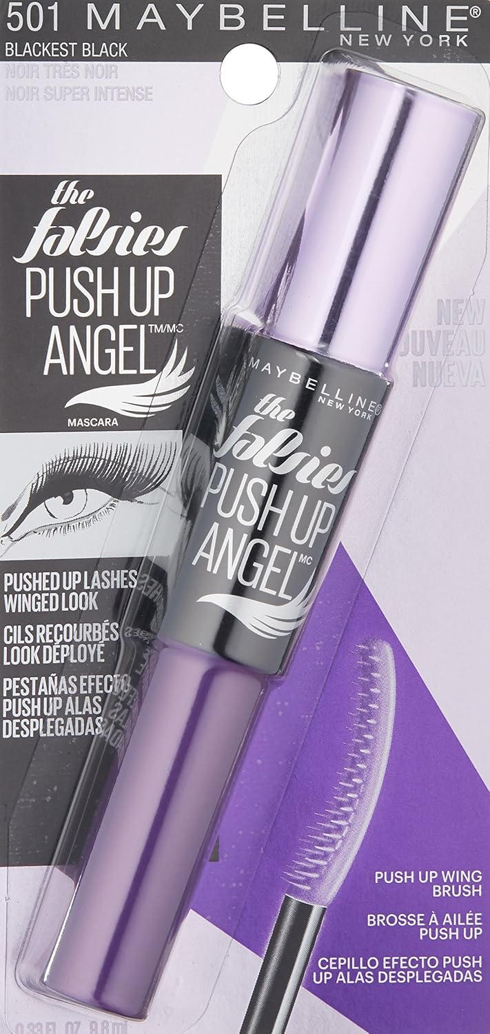 maybelline falsies push up angel false lash effect washable mascara blackest black maybelline falsies push up angel false lash effect washable mascara blackest black