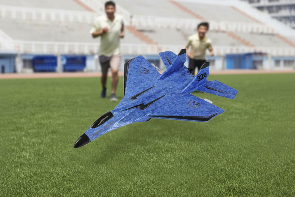 amagogo high speed 2ch remote control rc plane for beginners (photo a)