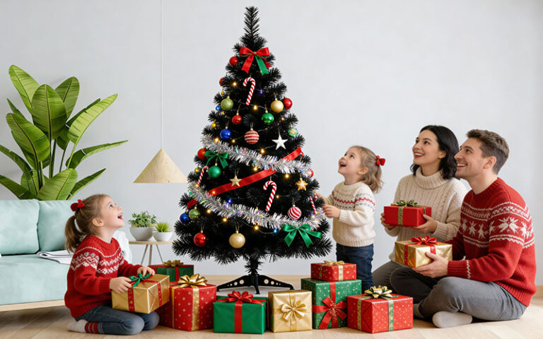 ariv black christmas tree 0.6m 1.8ft color xmas tree