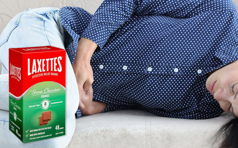 laxettes senna chocolate squares, 48 count