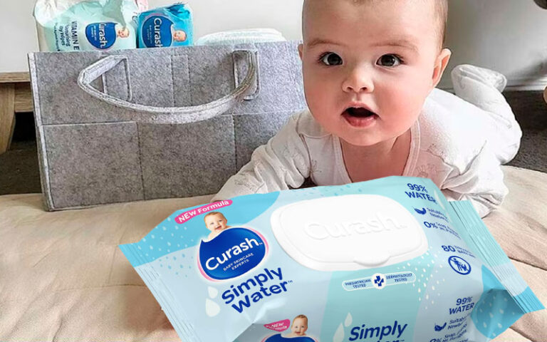 2. curash simply water baby wipes