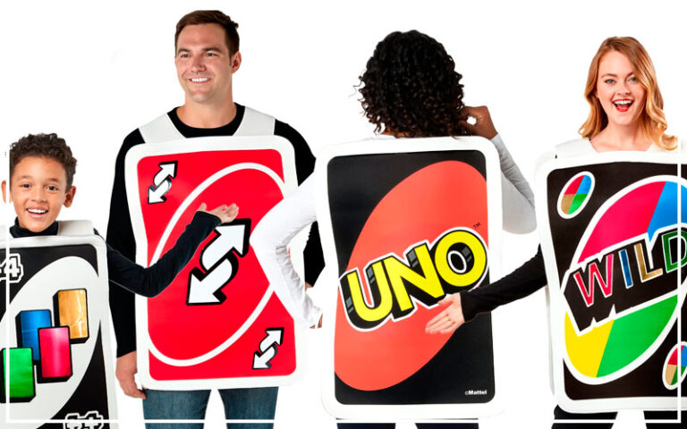 4 rubies adult mattel games uno wild card costume