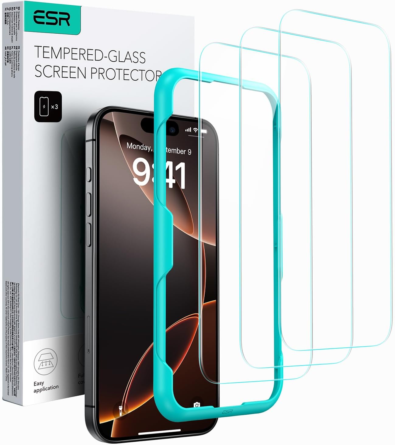 9 Must-Have Mobile Accessories Worth Buying ESR 3 Pack for iPhone 17/iPhone 16 Pro Screen Protector, 9H Hardness, Military Grade Shatterproof, Full Coverage Tempered Glass Film with Easy Installation Tool, HD Clear, Scratch Resistant