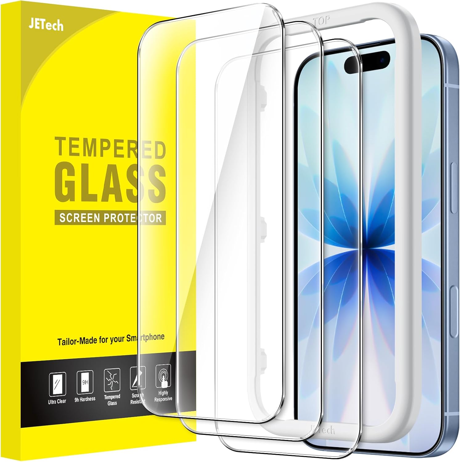 9 Must-Have Mobile Accessories Worth Buying JETech Screen Protector for iPhone 17 6.3-Inch, Tempered Glass Film with Easy Installation Tool, 9H Hardness, Case-Friendly, 3-Pack